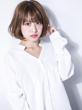 カバーヘア ブリス 上尾西口店(COVER HAIR bliss) *bliss上尾*ダブルバングの重めワンカールマッシュ大人ボブｗ