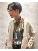 ダークネイビー×ジェンダレスショート
