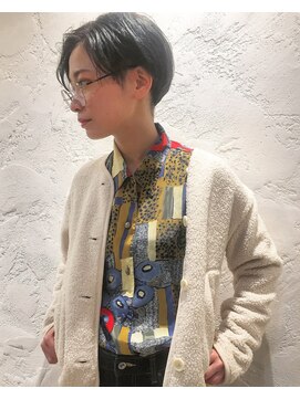 スティードトーキョー(Steed Tokyo) ダークネイビー×ジェンダレスショート