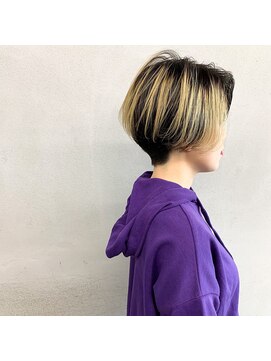 タグ(#tag) #刈り上げツーブロックのジェンダーショート