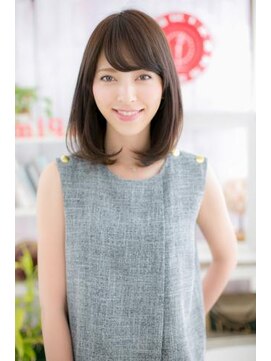 ヘアアンドビューティー ミック(Hair & Beauty miq) グレージュカラー＆斜めバングプリカールミニボブディc1