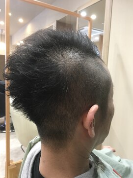 ヘアサロンアンドヘアメイクディー(hair salon hair make D) オシャレボウズ ソフトモヒカン フェードカット ヤンチャstyle