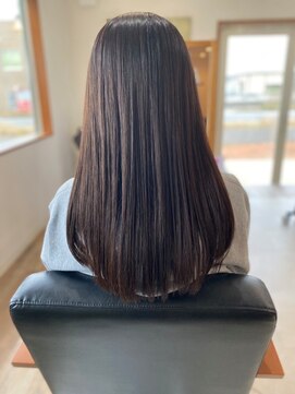 ヘアブロス(hair BROS) 髪質改善トリートメントand地毛風ディープベージュカラー