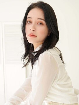 ラフィスヘアー シャルム 渋谷店(La fith hair charme) 【La fith】センターパート×フェザーバング