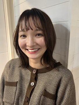 アトリエ エス atelier es HAIRDESIGN IBUKIの「韓国風ナチュラル ボブ」/外ハネボブ/レイヤーカット