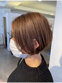 コンパクトショート@20代30代@ニュアンスカラー