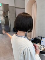 ガリカ 横浜(Gallica) 【後藤嵩広】内巻きボブ/暗髪地毛風カラー/お洒落フェミニンボブ
