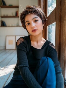 ビーウェイブ いわき(BE WAVE) アップバングショートボブ