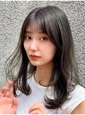 （内巻きワンカール/ミディアムレイヤー/縮毛矯正/髪質改善）