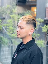 ルドローブラントオオサカ(LUDLOW BLUNT Osaka)&nbsp;【LUDLOW BLUNT】クロップヘア 金髪 スキンフェード