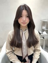 ザックラフィネ(ZACC raffine)&nbsp;レイヤーロング/透明感カラー/グレーベージュ