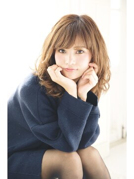 ステージ(STAGE) 大人かわいい/レイヤーロング/グレーベージュ/前髪パーマ/幡ヶ谷