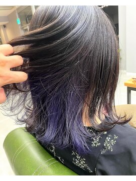 グラム 岡崎北店(gram) 【gram】パープル_イヤリング_透け感カラーy