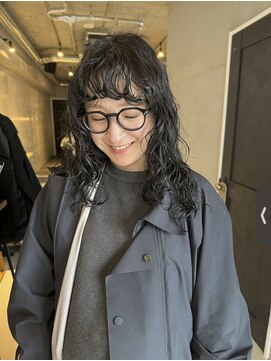 ソイリウム 下北沢(soi rium) ミディアムパーマ_前髪パーマ_暗髪パーマ