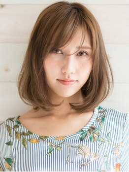 ヘアメイク アーリア(hair make aria)の写真/原宿有名サロン出身のベテランstylistによる似合わせcutが人気！マスク着用でもすっきりまとまるヘアに♪