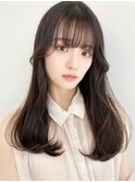 ロングヘア 後毛 艶髪