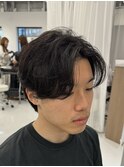 ニュアンスパーマメンズカットカルマパーマ