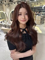 ロンドメリア 天神大名店(Lond Melia)&nbsp;★魅力倍増カールセミディシアーカラー姫カットダークアッシュ★