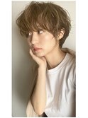 ミルクティーブラウンのマッシュショート【海老名】