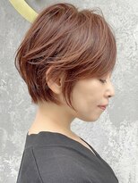 ネイロ 北千住(NeiRo)&nbsp;●前下がりショートボブハンサムショートカットカラーパーマケア