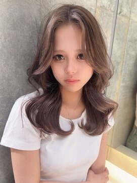 ロンドミラー 博多店(Lond Mirror) 韓国風小顔レイヤー/ハイトーン透明感カラー/博多