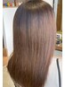 前髪酸性ストレート＋マイクロバブル＋シャンプーブロー