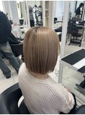 【バッサリカット】切りっぱなしボブ
