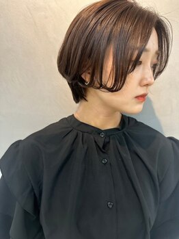 シダミノオ(sida MINOH)の写真/【大阪/箕面】丁寧なカウンセリングでなりたい姿を引き出す「似合わせ×扱いやすい」ボブ＆ショートが◎
