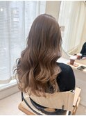 シナモンベージュ×グラデーション