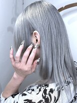 ブレイズヘアー(BLAZEhair)&nbsp;【ツヤバツグンカラー】ホワイトシルバー×ブリーチ２回