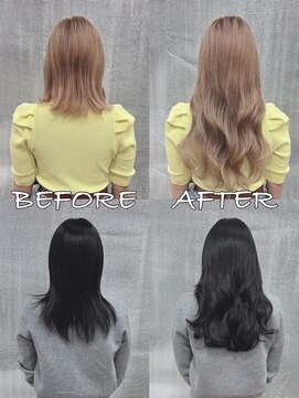 リップ 大阪本店(LIP) 【レミー100%最高級人毛/ロング】シールエクステ80枚