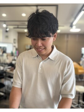 フレームヘア frame hair メンズパーマ