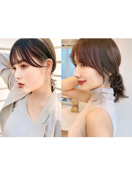 『顔周りカットが上手い！』前髪おくれ毛までこだわり表参道随一の技術力。ボブ前髪顔周りカットが大人気◎