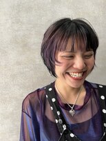ローリー ヒロシマ(RoLLy hiroshima)&nbsp;ポイントカラーショートボブ