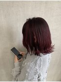 ピングブラウン チェリーレッド ワインレッド ハイトーン