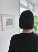 #切りっぱなしボブ
