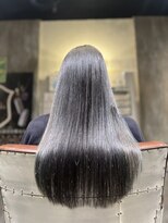 サンカリ 真法院店(SANKARI) 髪質改善で叶う、透明感グレージュストレート