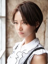 カライング(ing) 大人可愛い20代30代40代黒髪前下がりショートボブ丸みショート◎