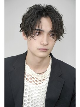 リップスヘアー 銀座(LIPPS hair) 【波巻き】センターパート