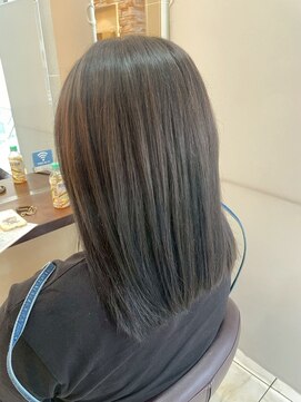 髪質改善/顔周りレイヤーカット/グレージュ[千葉/千葉駅]