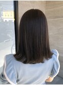 マットベージュ。艶髪