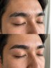 髪と眉の二刀流。【大倉山の眉毛サロン】髪を切って、余分な眉をワックス脱毛