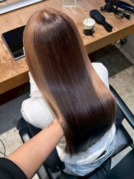 ナチュラル ヘアーデザイニング(Natural hair designing) アンブレラカラー/コントラストカラー/逆インナーカラー/韓国風