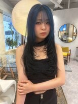 フルール(hair place Fleur)&nbsp;ルーツカラー×レイヤーカット