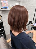 ブリーチでつくるオレンジベージュ
