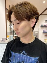 ラパンセブランメンズ 蟹江(LA PENSEE BRUN MEN'S)&nbsp;ナチュラルセンターパート