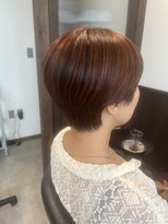 ネオ(NEO) オレンジブラウン×大人丸みショート