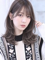 ジュール(Jule)&nbsp;◎2026大人気韓国風レイヤーカット　ハッシュカット　グレージュ