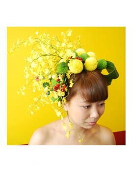 ベル(BELL) ウエディング髪型生花髪飾り　BELL因幡雄太