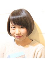 ディ シェーレ 磯子本店(die schere) フォルムがかわいい！流しバングボブ♪